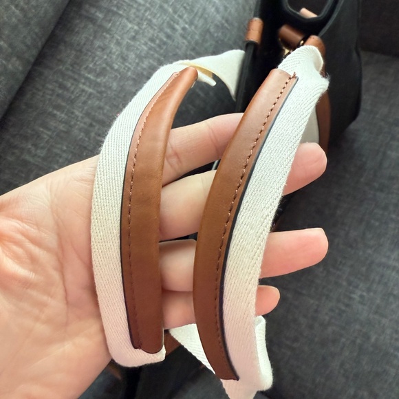 Chloé Cotton Canvas Logo Changing Bag with Leather Trims - Picture 5 of 12